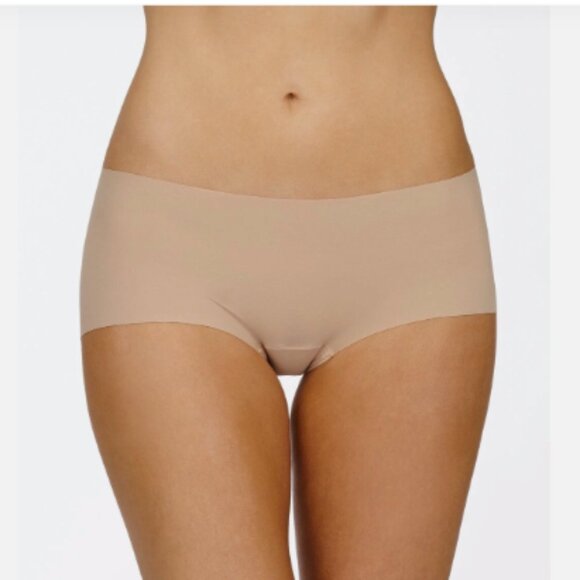 $29 HANKY PANKY BREATHESOFT BOYSHORT TAUPE Nude SZ XS NWT - Picture 1 of 5